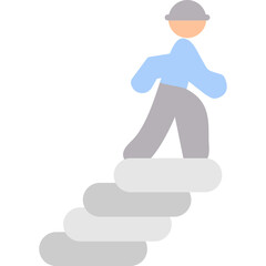 Bungee Jumping Flat Icon