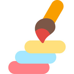 Paint Brush Flat Icon