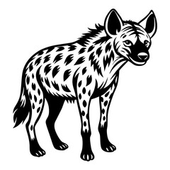 Download Hyena Vector Illustration Svg File For Design.
