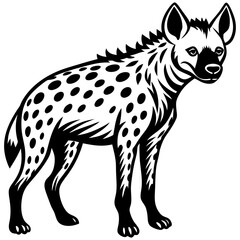 Download Hyena Vector Illustration Svg File For Design.