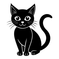 Download Vector Halloween Cat  Svg File For Design.