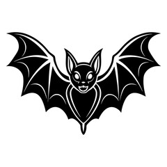 Download Vector Halloween Bat  Illustration Svg File For Design.