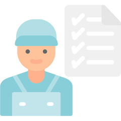 Housekeeping Performance Flat Icon