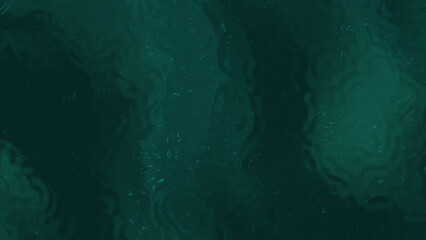 Abstract Deep Sea Green Background with Subtle Waves and Sparkles.