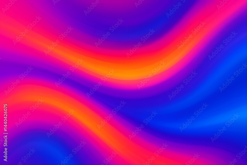 Poster vibrant fluid art: abstract liquid art is a visual symphony of vivid colors that swirl and blend to 