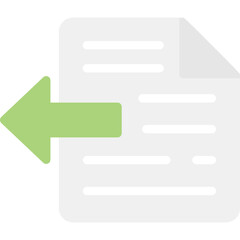 Obraz premium File Extraction Flat Icon