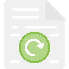 File Restore Flat Icon