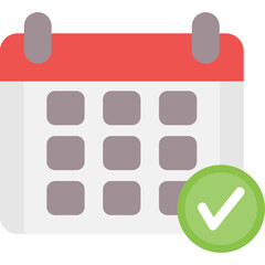 Meeting Scheduling Flat Icon