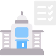 Fototapeta premium Security Flat Icon