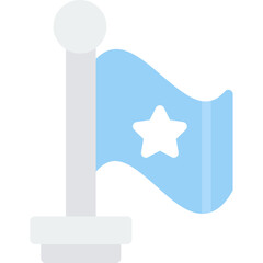Nautical flag Flat Icon