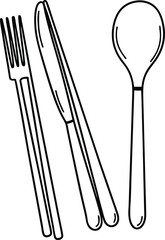 set of kitchen utensils