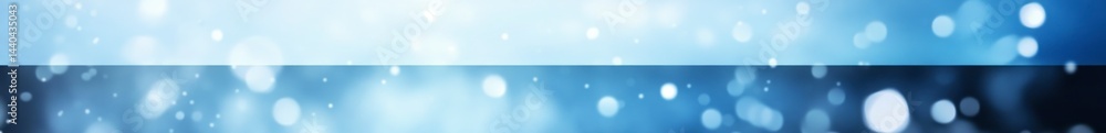 Poster abstract blue bokeh background with soft gradient and light effects