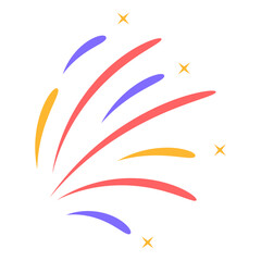 Obraz premium Colorful Fireworks