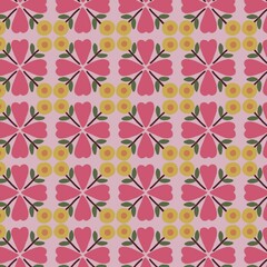 seamless pattern with flowers