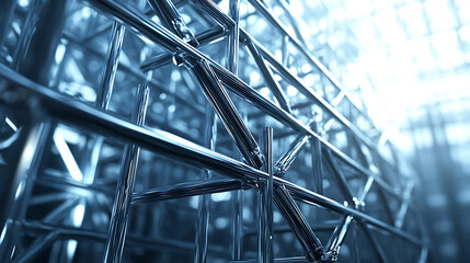 Abstract Metallic Framework Structure