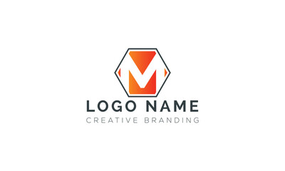 Minimalist M Logo for Branding and Identity.