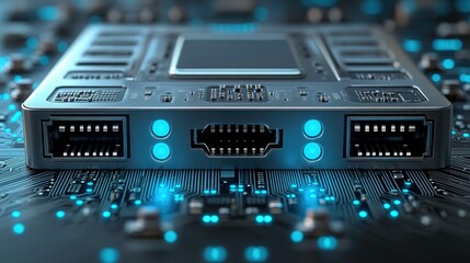 Advanced circuit board with integrated chip