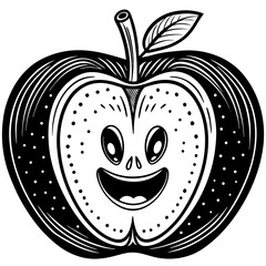 apple cartoon character
