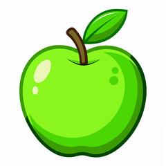 vector illustration of an apple