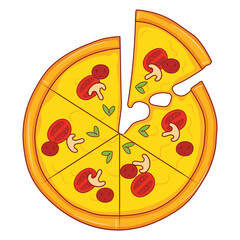 Pizza Illustration