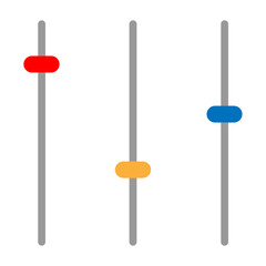 Options Vector Flat Icon Design