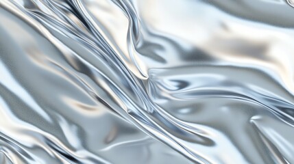 Elegant abstract design, flowing blue and white textures, perfect for backgrounds or modern art displays, copy-space available.