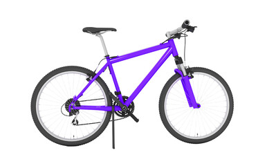 Fototapeta premium Bicycle isolated. Red Road Bike Isolated. Speed Racing Bicycle. 