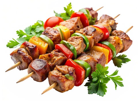 saslik isolated white background 