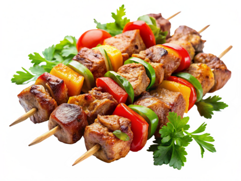 saslik isolated white background 