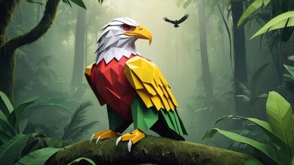 origami eagle