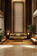 showcasing interior design trends of 2025 influenced by indian culture.