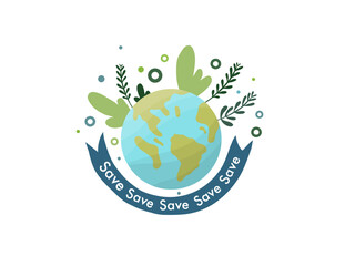 earth vector design for environment ozone and earth day event