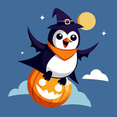 halloween witch with pumpkin