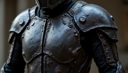 Medieval knight in shining helmet, a glimpse into the age of chivalry and valor