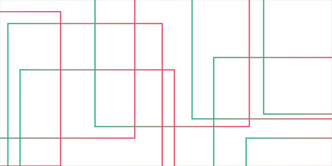 Minimalistic abstract background with a red and light green lines. Seamless modern white and red color technology concept Futuristic architectural concept for dynamic websites, striking posters, and