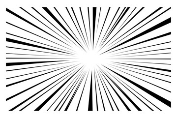 Obraz premium Speed Line Comic