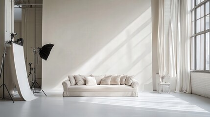 studio creates an ideal background, enhancing product displays and providing the perfect atmosphere for photoshoots