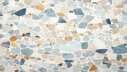 カラフルな石のタイル