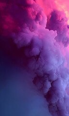 Fototapeta premium Magnificent hazy fumes evoke a sense of mystery and the allure of the unreal, gradient background