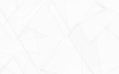 Abstract white gray geometric lines shapes background texture polygon triangle modern