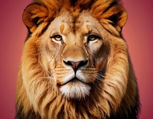 Fototapeta premium Majestic Lion Portrait