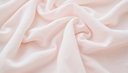 Obraz premium Closeup of white fabric texture, detailed background for design and photography