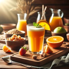 fresh fruit juice