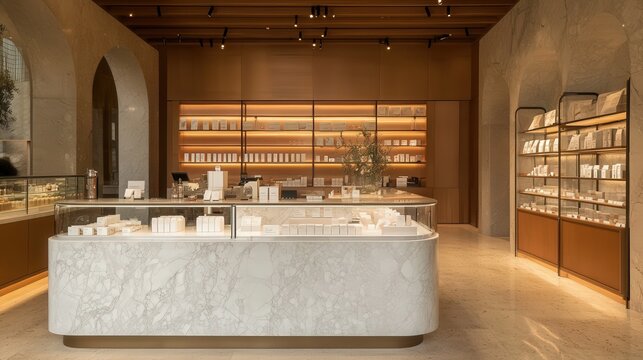 refined and timeless setting for product displays, offering a luxurious and minimalist background that enhances any item.