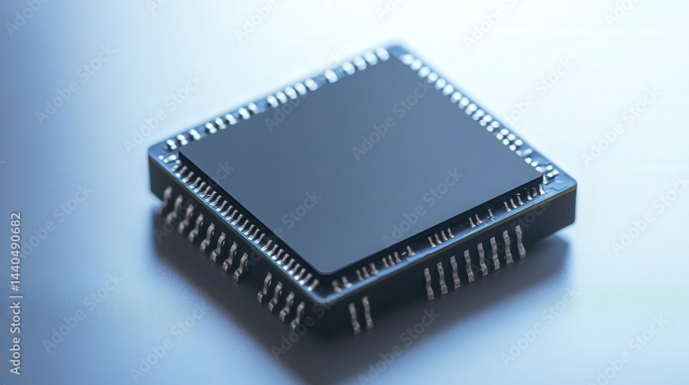 Poster ai-integrated chipset designed for smart home automation, seamlessly connecting devices with intelli