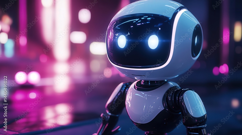 Poster ai chatbot scanning economic reports, unveiling emerging business trends with smart predictive analy