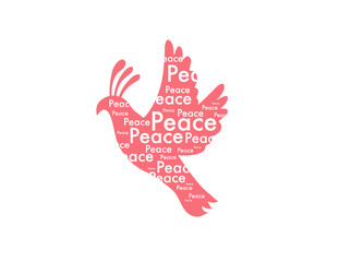 Fototapeta premium peace day illustration vector design for day of peace event vector