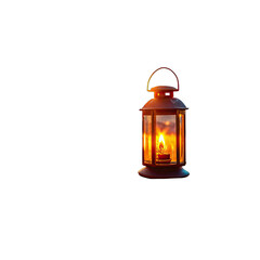 old lantern with candle