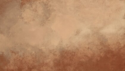 Abstract brown beige watercolor painted paper concrete stone texture background banner