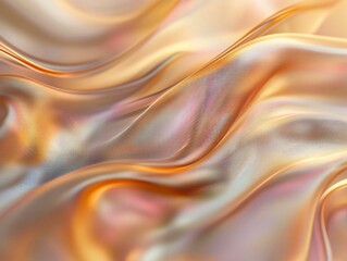 Obraz premium Golden Silk Waves